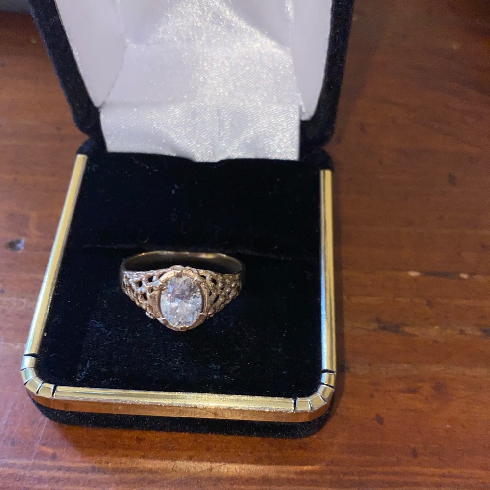 Zirconia ring 14k